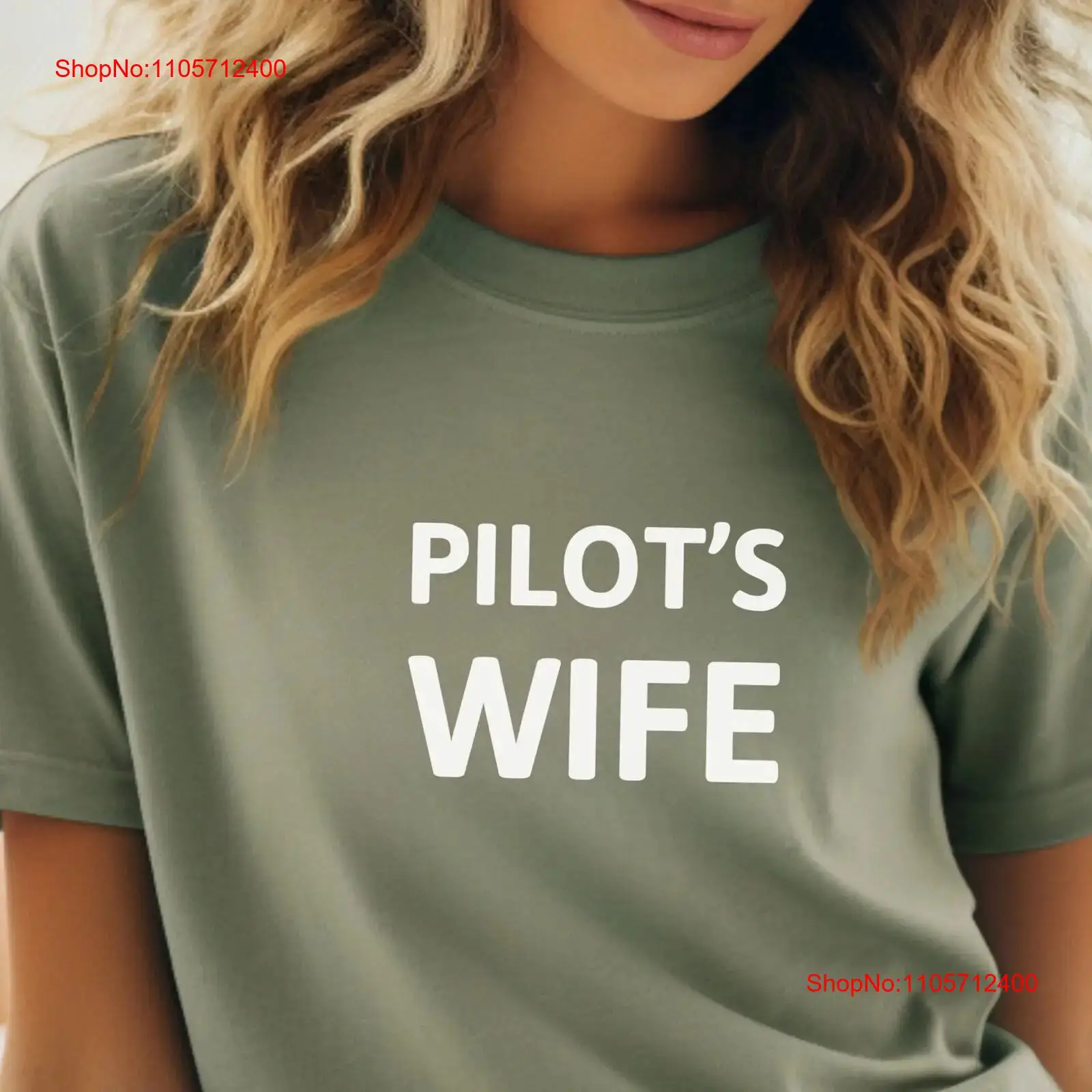 Commercial Printing And Graphics - Pilot's Wife Funny T Shirt Aviation