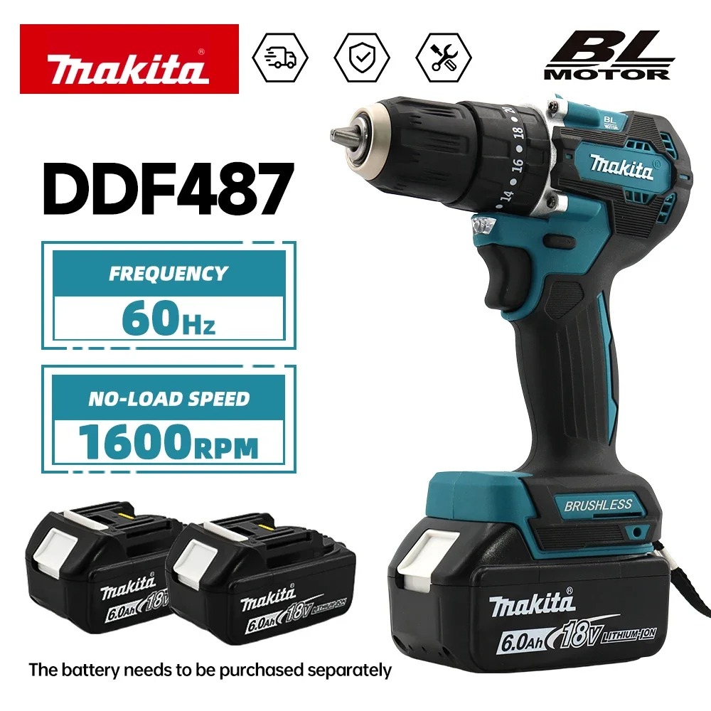 Makita DDF487 18V Brushless Co - Makita Drill Ddf484 ulasan dan harga