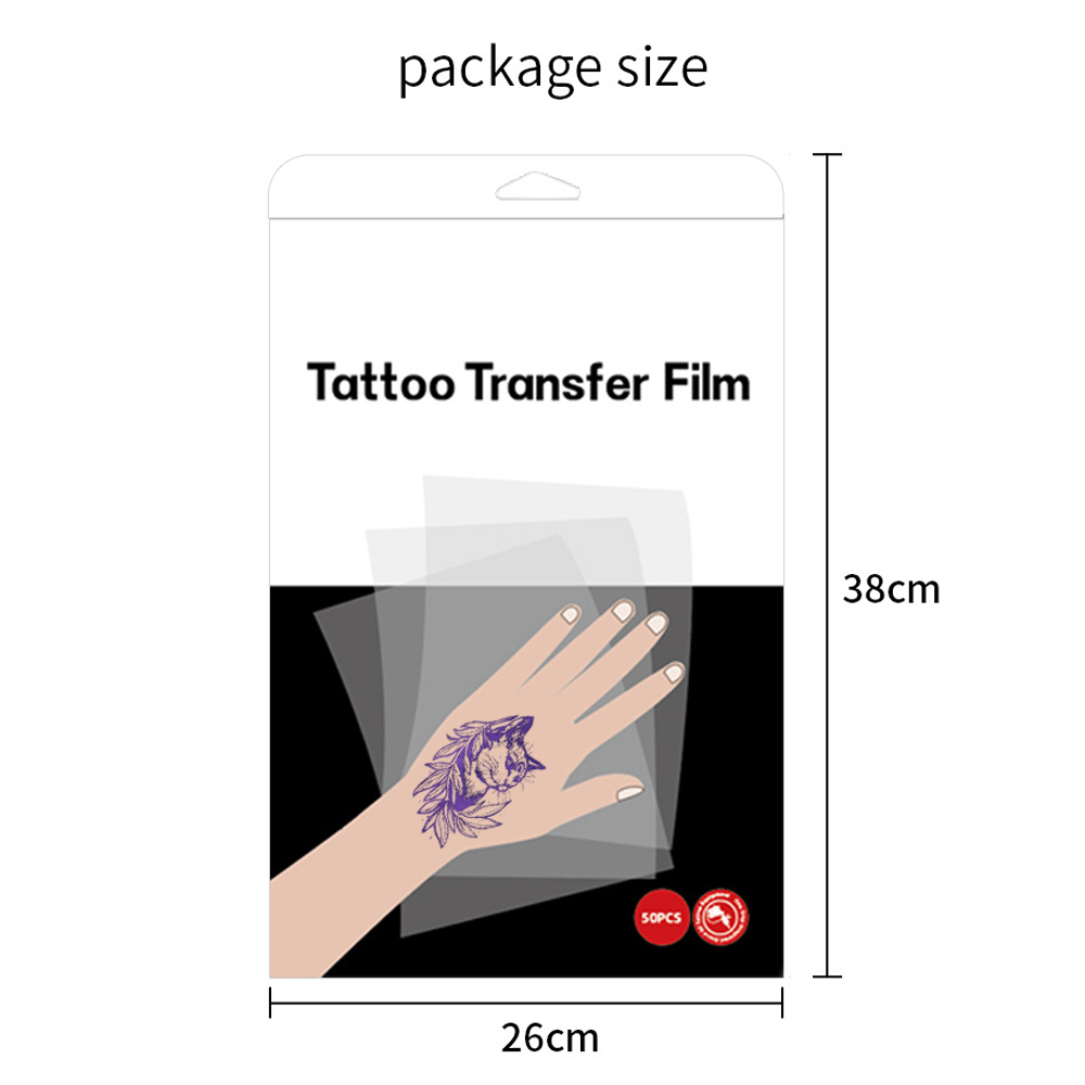 50PCS Transparent Tattoo Trans - Foil Transfer Machine ulasan dan harga