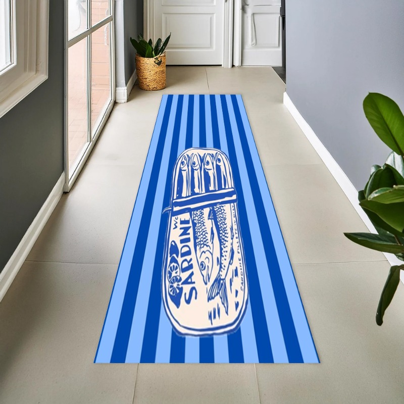 Vintage Blue Striped Sardine G - Commercial Printing And Graphics ulasan dan harga
